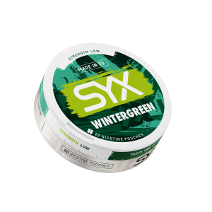 Syx Wintergreen Light snus from Nicopods.ie