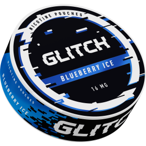 Glitch Blueberry Ice snus from Nicopods.ie