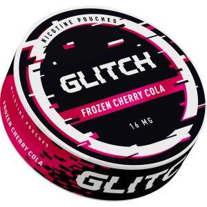 Glitch Frozen Cherry Cola snus from Nicopods.ie