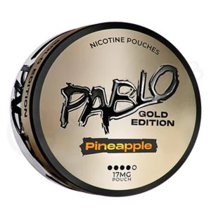 Pablo Gold Edition Pineapple nicotine pouch from Nicopods.ie